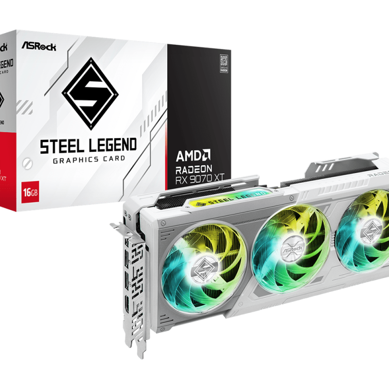 AMD Radeon RX 9070 XT Steel Legend 16GB