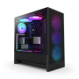 NZXT H5 (2024) Flow RGB Edition ATX Mid Tower Chassis Black