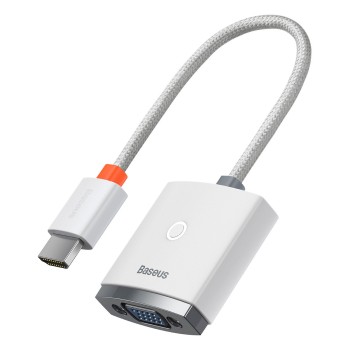 Baseus Lite Series HDMI to VGA adapter white (WKQX010002)
