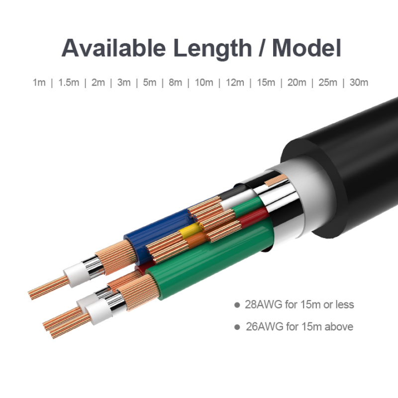 Unitek Y-C503G VGA to VGA Cable 1.5m