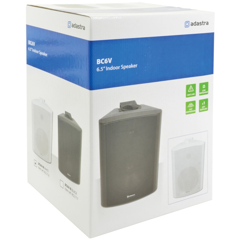 Adastra BC6V 6.5'' 30W Speakers White 952.716UK