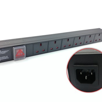 DigitMX NETPRO NP-CPDU6I 1U 6-way PDU 13A IEC plug