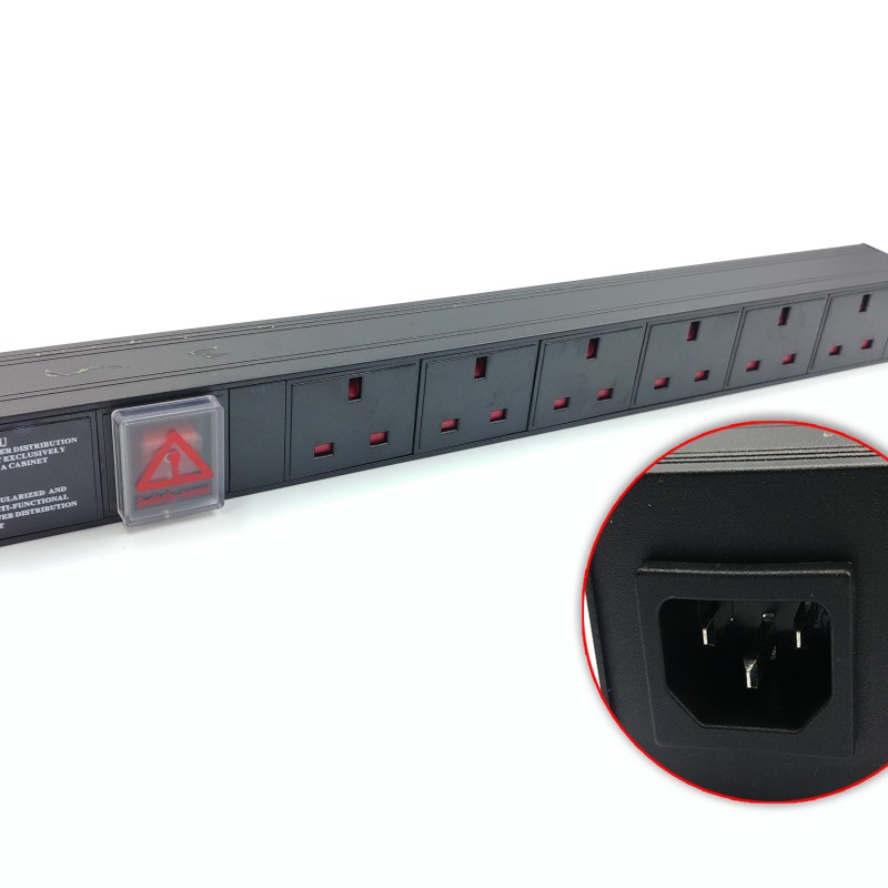 DigitMX NETPRO NP-CPDU6I 1U 6-way PDU 13A IEC plug