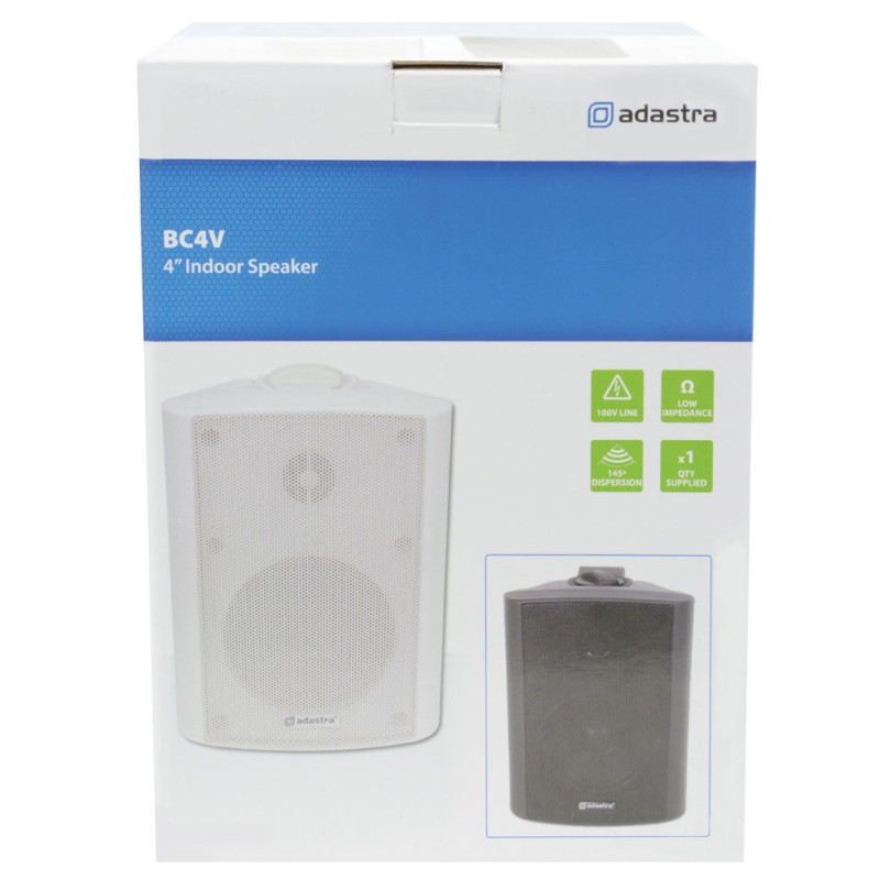 Adastra BC4V 4'' 20W Speakers Black 952.713UK