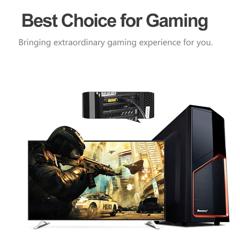 Unitek Y-C609BK DisplayPort 1.2 Cable 4K60Hz M-M 3.0m