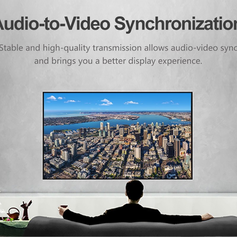 Unitek Y-C609BK DisplayPort 1.2 Cable 4K60Hz M-M 3.0m