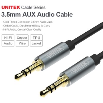 Unitek Y-C926ABK 3.5mm to 3.5mm Audio Cable 1.0m