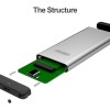 Unitek USB3.0 M.2 SSD SATA Aluminium Enclosure Y-3365