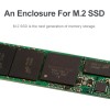 Unitek USB3.0 M.2 SSD SATA Aluminium Enclosure Y-3365