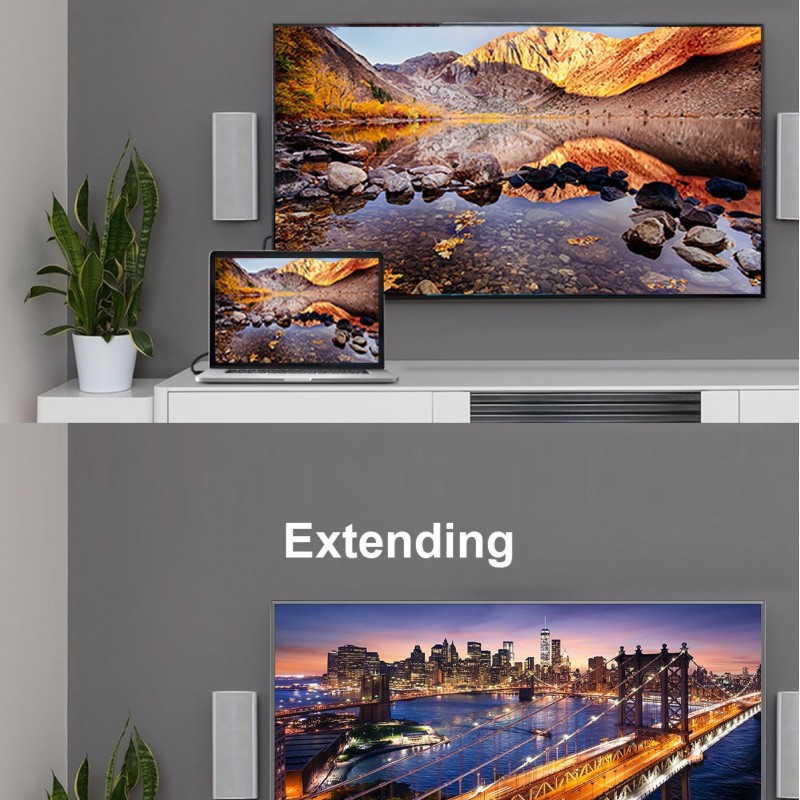 Unitek Y-C611BK Mini DisplayPort to DisplayPort 2m