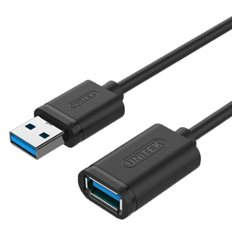 Unitek Y-C459GBK USB3.0 USB-A Male to USB-A Female Extension Cable 2m