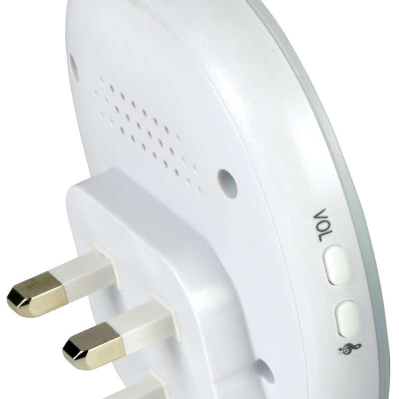 Mercury Wireless Plug-in Doorbell White 350.310UK