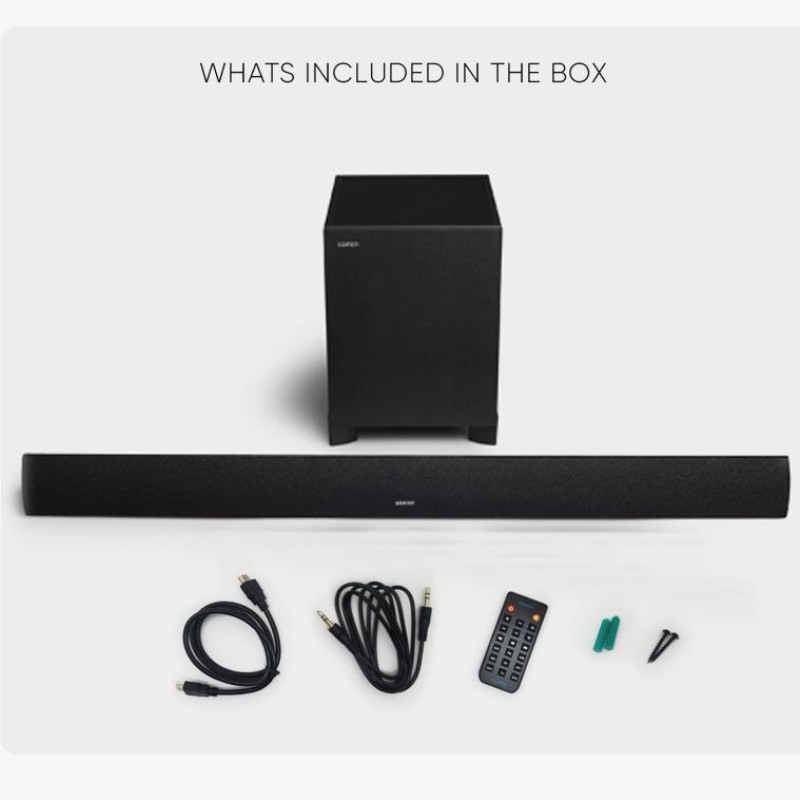 SonicGear BT-5500 160W Soundbar with Wireless SubWoofer BT-USB-FM-HDMI