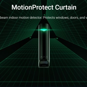 AJAX PIR MotionProtect Curtain White