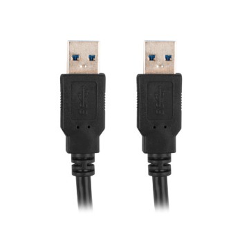 Lanberg USB Type-A 3.0 Male to Male Cable 1.0m Black