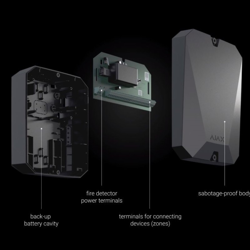AJAX MultiTransmitter Wireless Integration