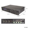 Adastra A8 4 x Independent Stereo Zones Amplfier 8x200W USB/BT/FM 953.408UK