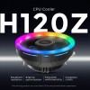 Alseye H120Z 4 PWM Pin CPU Cooler RGB Effect