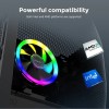 Alseye H120Z 4 PWM Pin CPU Cooler RGB Effect