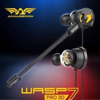 Armaggeddon Wasp 7 Pro 3D Gaming Earphones With Triple Neodymium Driver