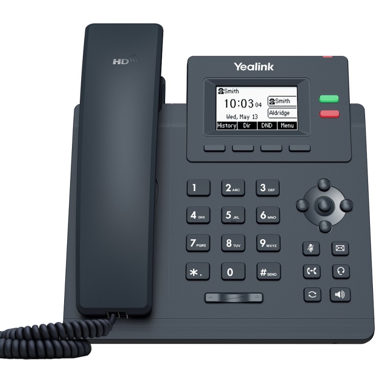 Yealink IP Phone Desktop PoE 2.3'' Gigabit T31G