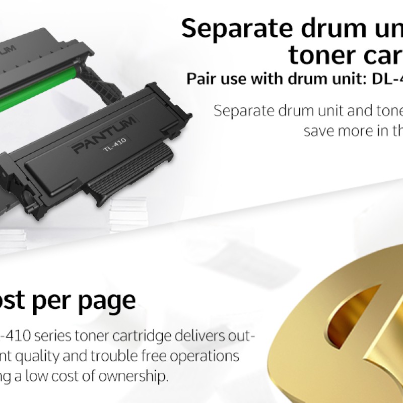 Pantum Toner Cartridge TL-410 1500 Pages