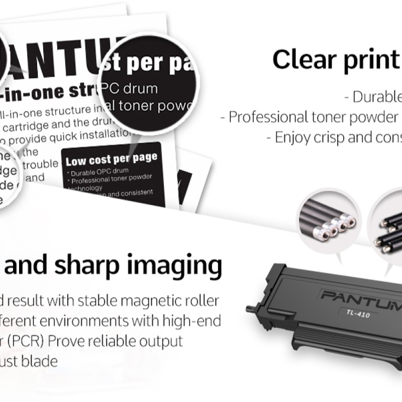 Pantum Toner Cartridge TL-410 1500 Pages