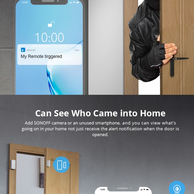 Sonoff DW2 RF Door & Window Alarm Sensor