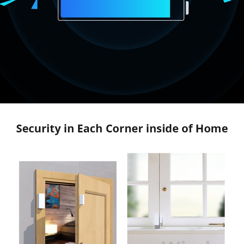 Sonoff DW2 RF Door & Window Alarm Sensor