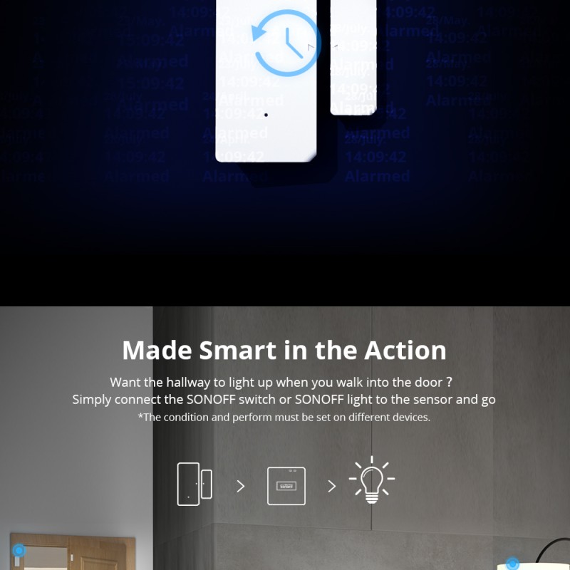 Sonoff DW2 RF Door & Window Alarm Sensor