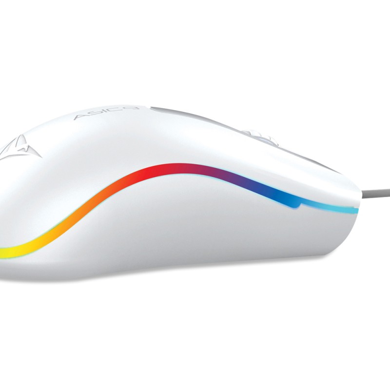 Alcatroz ASIC 9 RGB Wired Mouse White