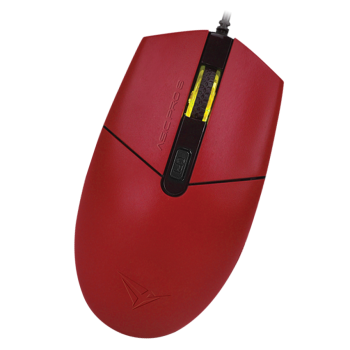 Alcatroz ASIC PRO 8 Wired Blue Ray Mouse Red