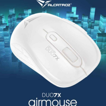 Alcatroz Airmouse Duo 7X Wireless/BT Mouse White