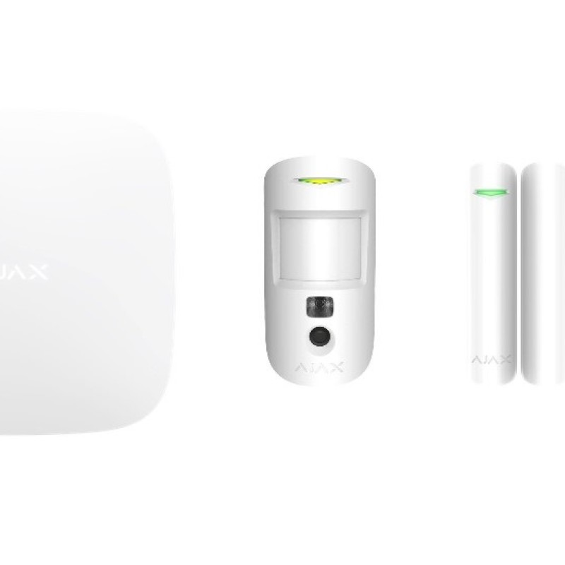 AJAX TCP-IP/GSM Alarm Hub2 White Starter Kit