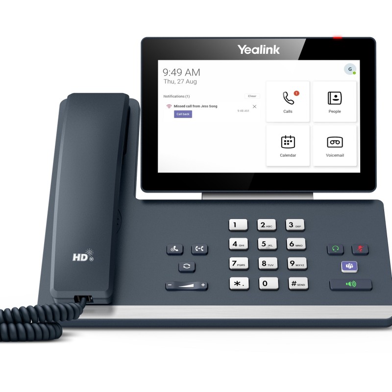 Yealink MS Teams Phone  with 7.0'' Touch Screen, USB, Bluetooth, Wi-Fi, Expansion & Hybrid Mode MP58 TEAMS