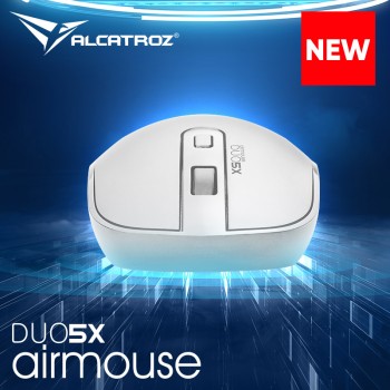 Alcatroz Airmouse Duo 5X Wireless/BT Mouse White