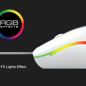 Alcatroz ASIC 9 RGB Wired Mouse White