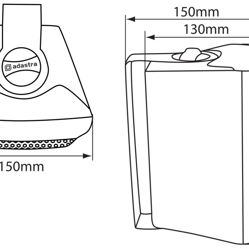 Adastra BC4W 4'' Indoor Speakers White 100.901UK (PAIR)