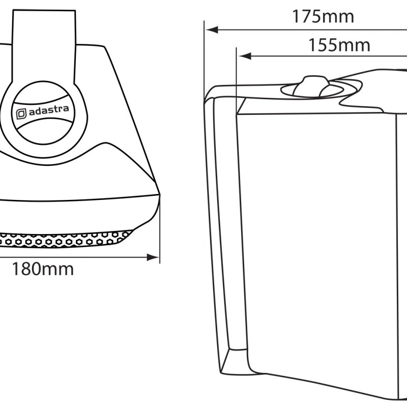Adastra BC5W 5.25'' Indoor Speakers White 100.904UK (PAIR)