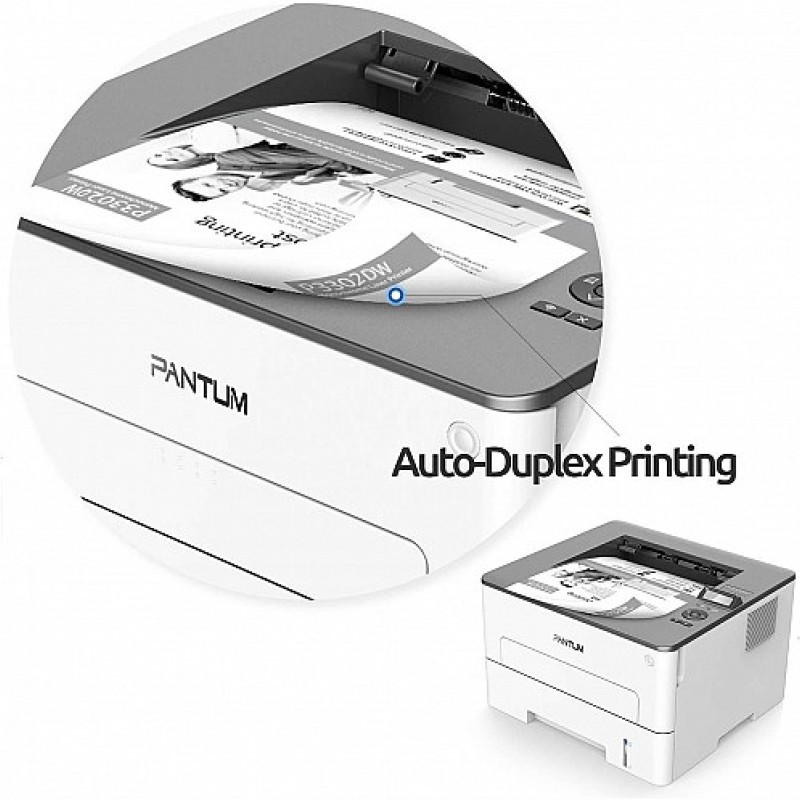 Pantum P3305DW Fast Speed MPS Laser Printer WiFi/Duplex