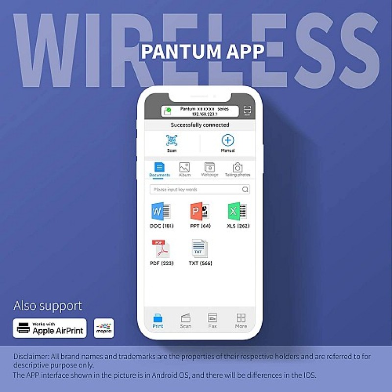 Pantum P3305DW Fast Speed MPS Laser Printer WiFi/Duplex