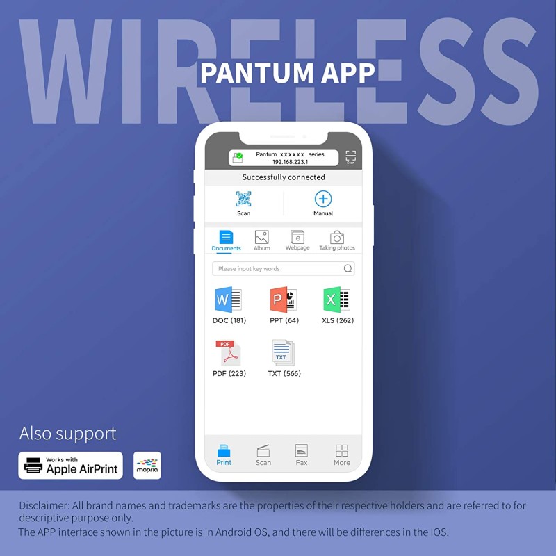 Pantum P3010DW Fast Speed Mono Laser Printer Wi-Fi/Duplex