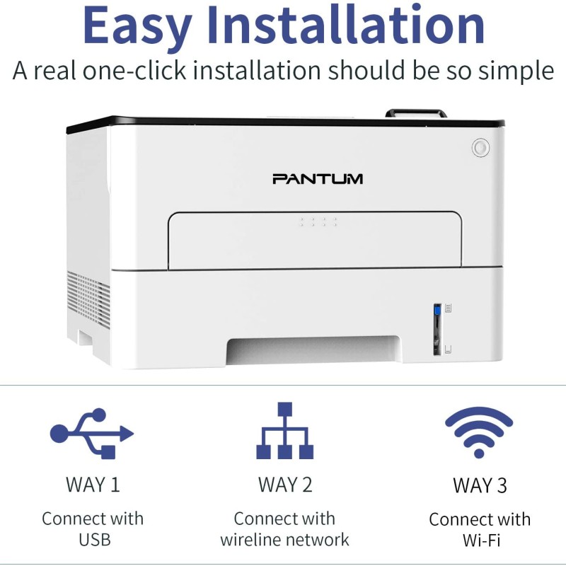 Pantum P3010DW Fast Speed Mono Laser Printer Wi-Fi/Duplex