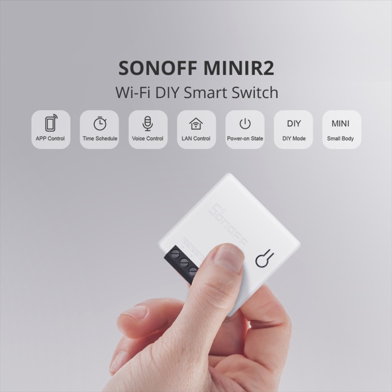 Sonoff MINIR2 10A Wi-Fi Two-Way Smart Switch