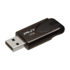PNY Flash Drive Attache 4 USB 2.0 Stick 32GB Capless Slider Black FD32GATT4