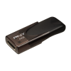 PNY Flash Drive Attache 4 USB 2.0 Stick 64GB Capless Slider Black FD64GATT4