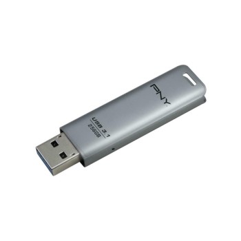 PNY Flash Drive Elite Steel USB 3.1 Stick 256GB Capless Slider Black FD256ESTEEL31G PNY Flash Drive Elite Steel USB 3.1 Stick 256GB Capless Slider Black FD256ESTEEL31G