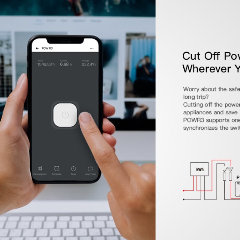 Sonoff Pow R3 25A WiFi Smart Switch