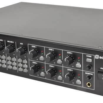 Adastra RM406 Mixer-Amp 100V 6x40W 953.160UK