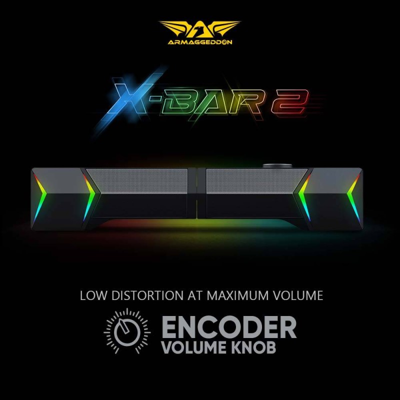 Armaggeddon X-Bar 2 Detachable Gaming Stereo SoundBar